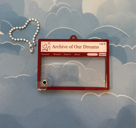 Fanfic Shaker Keychain