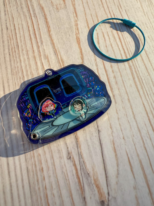 Alien Stages of Grief Charity Collab Keychain