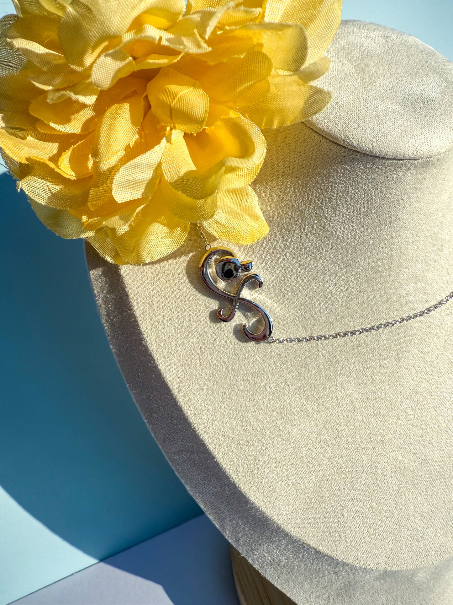 Tangerine Pinwheels Necklace