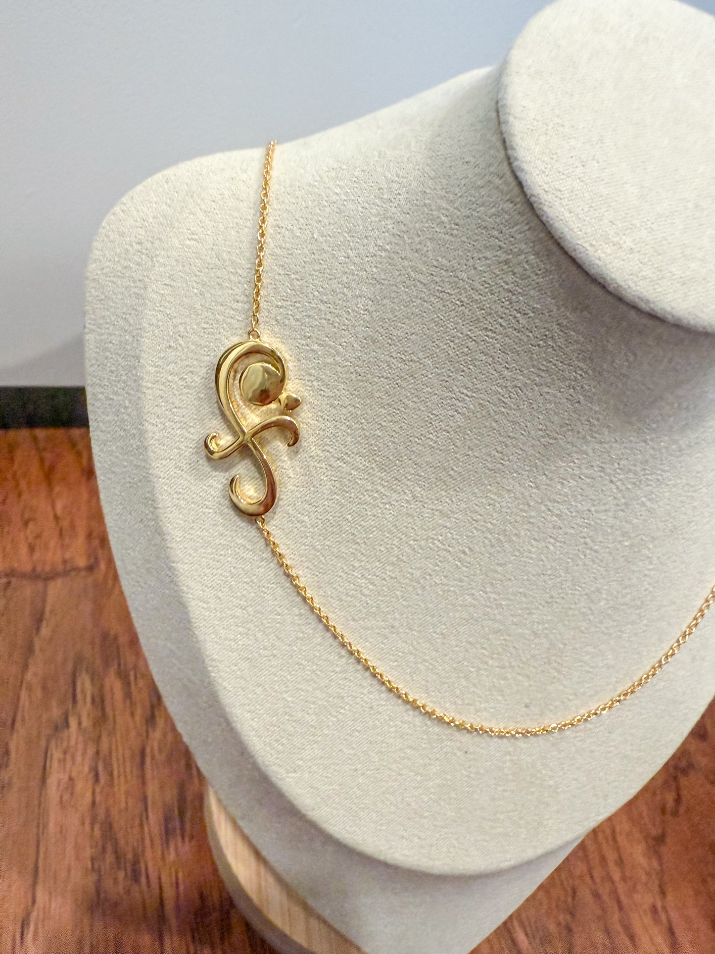 Tangerine Pinwheels Necklace