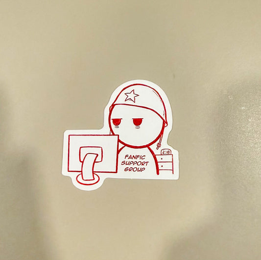 Late Night Warrior Sticker